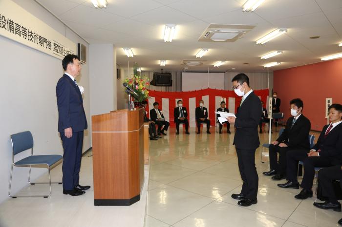 愛知県職業能力開発協会会長賞　　　　　牧原　大斗さん　（武田機工㈱）